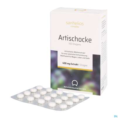 Artischocken Dragees Sanhelios Nr.62020 100st, A-Nr.: 2478007 - 04