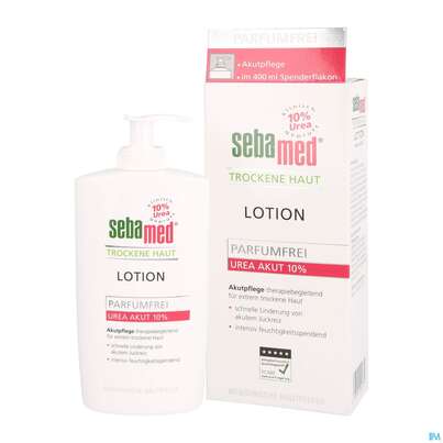 Sebamed Trockene Haut Urea/10% Lotion Parfuemfrei Spender 400ml, A-Nr.: 4084933 - 04