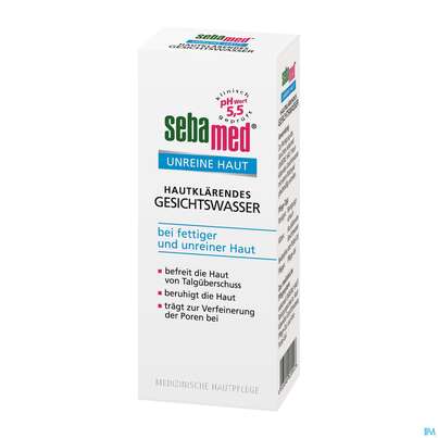 Sebamed Clear Face Gesichtswasser 200ml, A-Nr.: 4065025 - 02