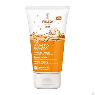 Shampoon Weleda Kids 2in1 +shower Fruchtige Orange 150ml, A-Nr.: 4520297 - 03