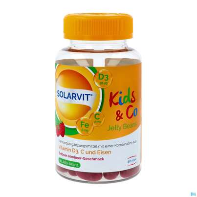 Solarvit Kids+co Jelly Beans Vit D3 800ie Vit C 30mg Eisen 6mg 90st, A-Nr.: 5428688 - 02