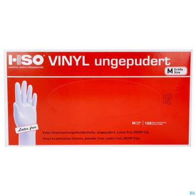 Untersuchungshandschuhe Vinyl Puderfrei M 100st, A-Nr.: 2586731 - 01