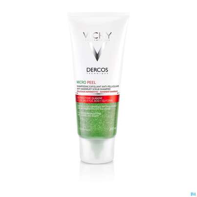 Sie sehen eine Packung Shampoon Vichy/dercos Micropeel 200ml, Produktbild: 01 Shampoon Vichy/dercos Micropeel 200ml, A-Nr.: 4733604 - 01