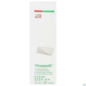 Vlieskompressen Vliwasoft 6fach/unsteril Lose 5x 5cm 100st, A-Nr.: 1372790 - 01