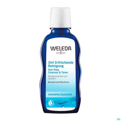 Sie sehen eine Packung Weleda Reinigung 2in1 Erfrischend 100ml, Produktbild: 04 Weleda Reinigung 2in1 Erfrischend 100ml, A-Nr.: 3377018 - 04