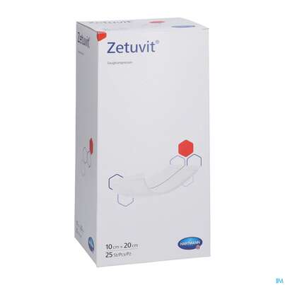 Zetuvit Saugkompressen Steril 10x 20cm 25st, A-Nr.: 1166487 - 02